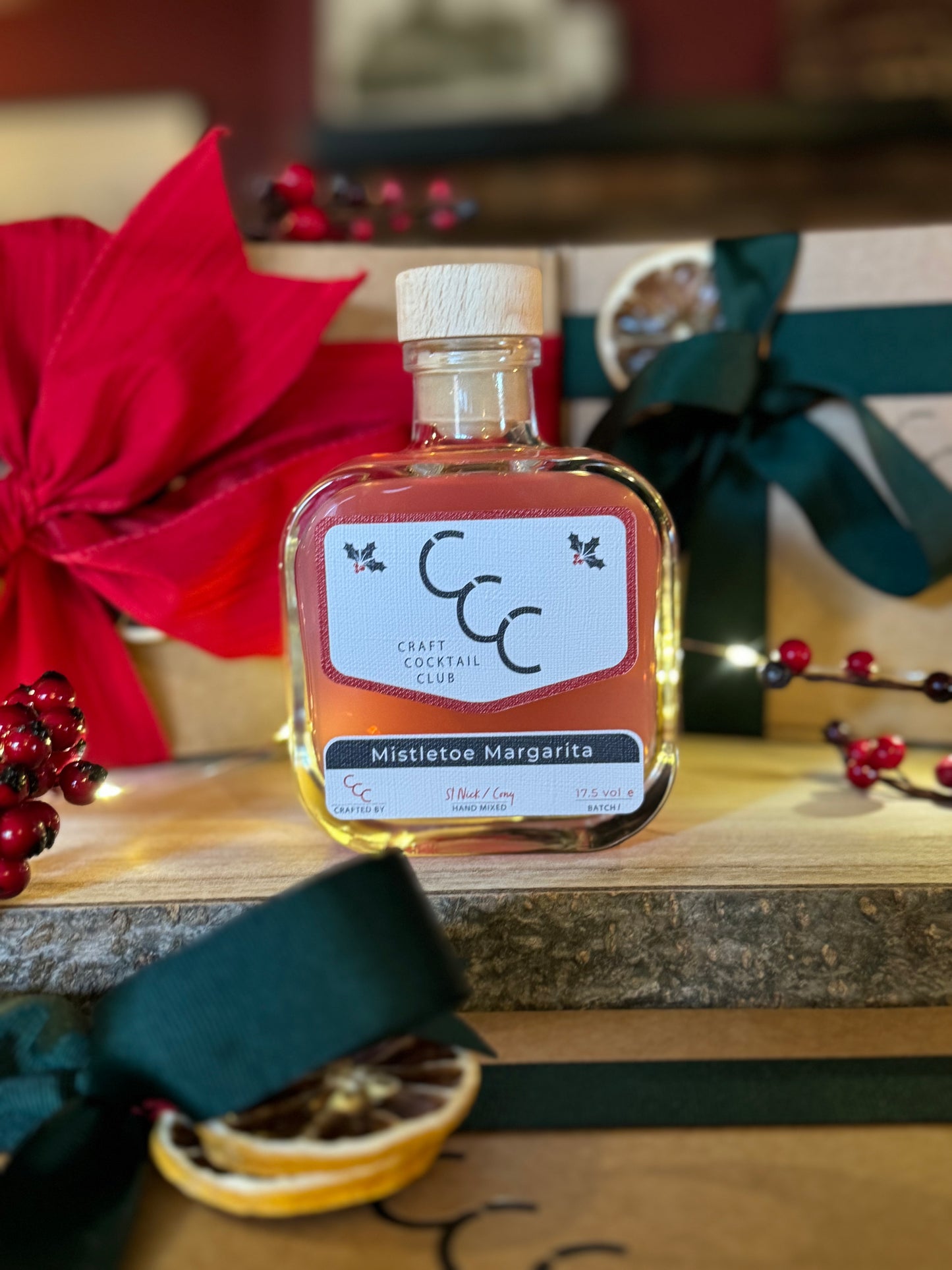 Mistletoe Margarita - christmas cocktails tequila (Serves 2)